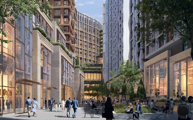 더파크사이드 서울 투시도.