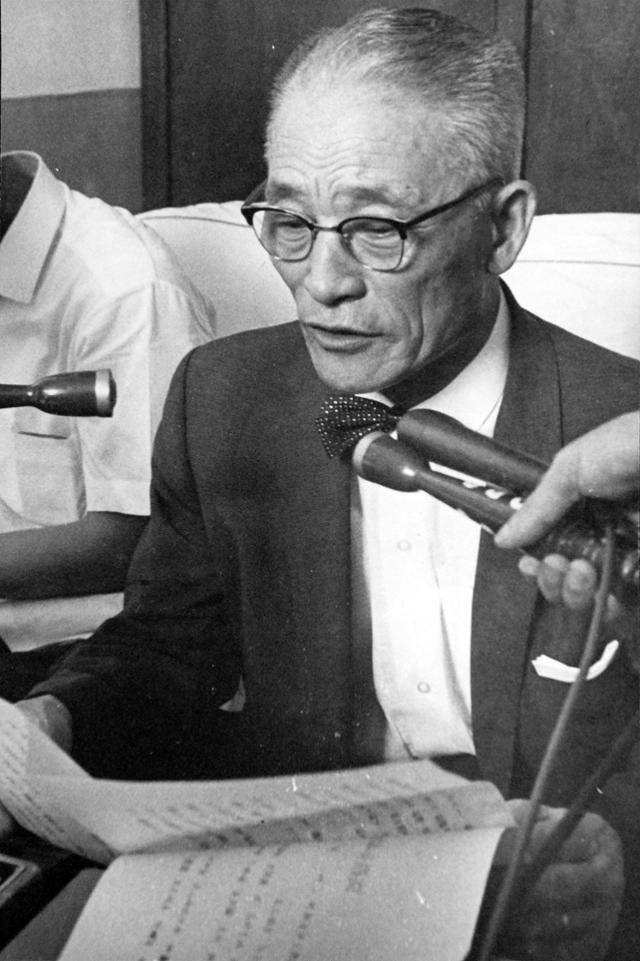 김홍일 장군. 한국일보 자료사진