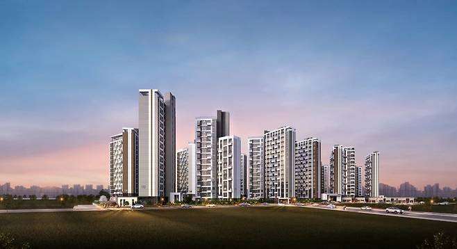 ‘고덕 강일 대성베르힐’ 투시도. 사진=대성건설