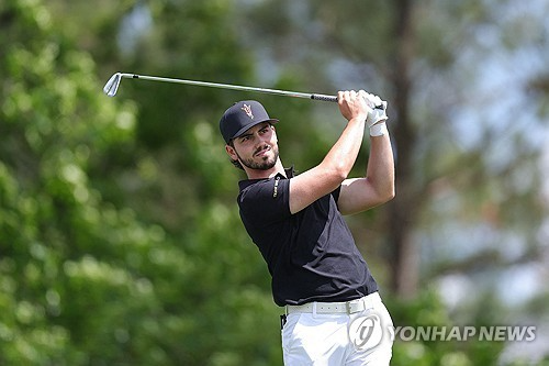 마스터스 때 바예스테르의 아이언 스윙. 사진[AFP/게티이미지=연합뉴스]