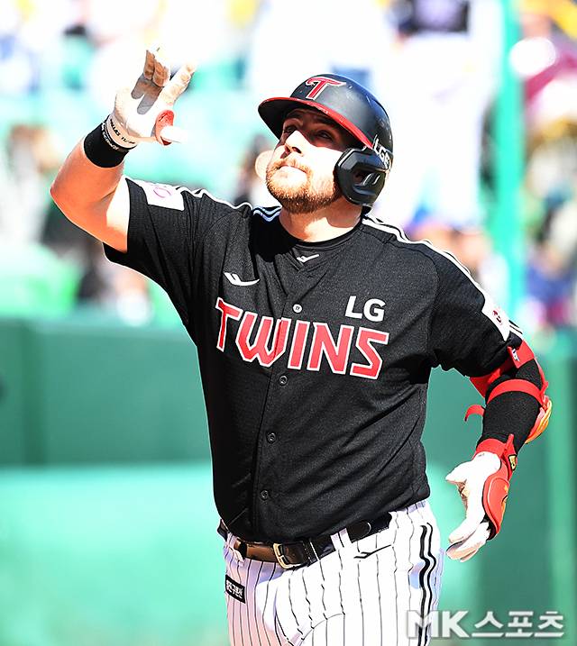 LG 오스틴은 5일 창원 NC전에서 큰 존재감을 뽐냈다. 사진=천정환 기자