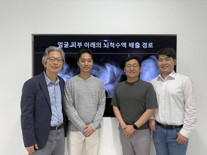 IBS 혈관연구단 고규영(왼쪽부터) 단장, 홍선표 연구위원, 진호경·윤진희 선임연구원 [IBS 제공]