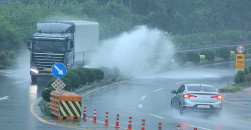 비 쏟아지는 제주 [연합뉴스 제공]