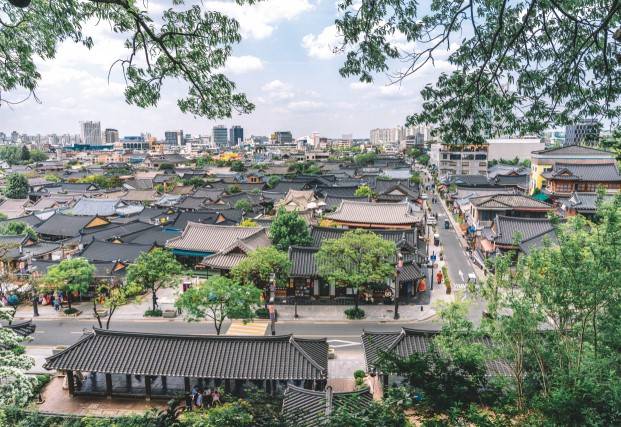 ▲전주한옥마을 전경 ⓒ전주시