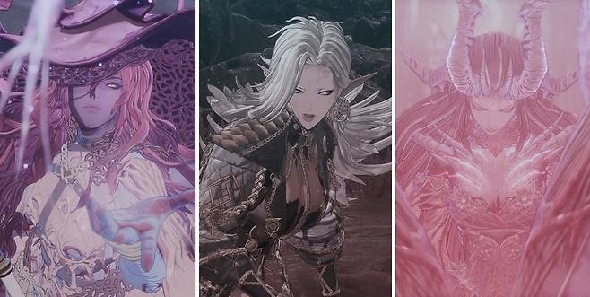 - 원거리 공격 위주로 유저들을 까다롭게 만드는 마법사형 보스들&nbsp;