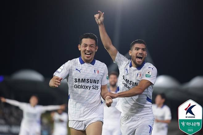 수원 삼성의 승리를 이끈 이기제.(한국프로축구연맹 제공)