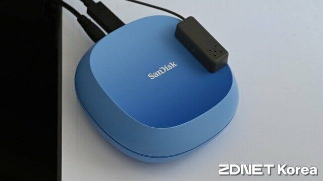 샌디스크 크리에이터 데스크 드라이브. (사진=지디넷코리아)