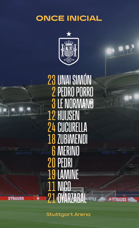 스페인 축구대표팀 인스타그램 캡처