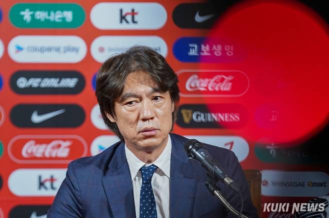 홍명보 감독. 유희태 기자