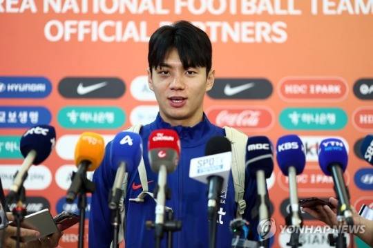 인터뷰하는 전진우 / 사진=연합뉴스