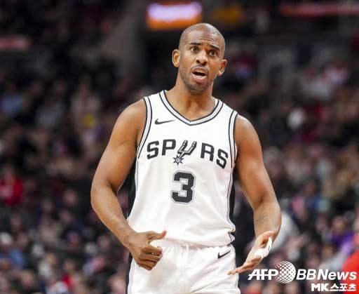 크리스 폴은 이번 시즌 샌안토니오에서 82경기에 모두 출전했다. 사진=ⓒAFPBBNews = News1