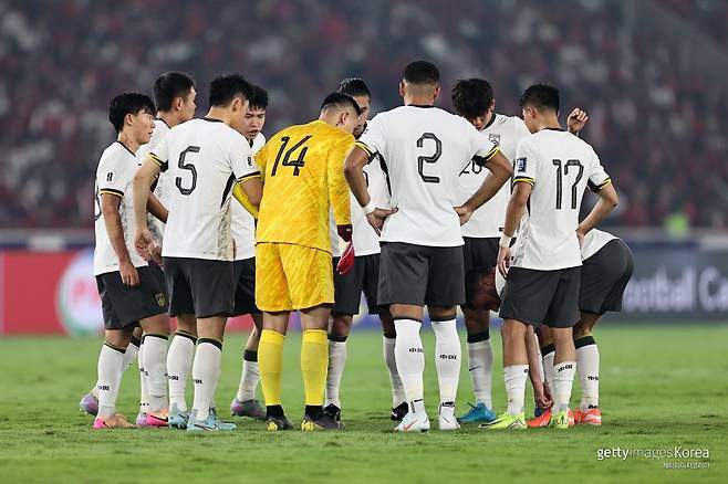 중국 축구대표팀. 사진=게티이미지코리아