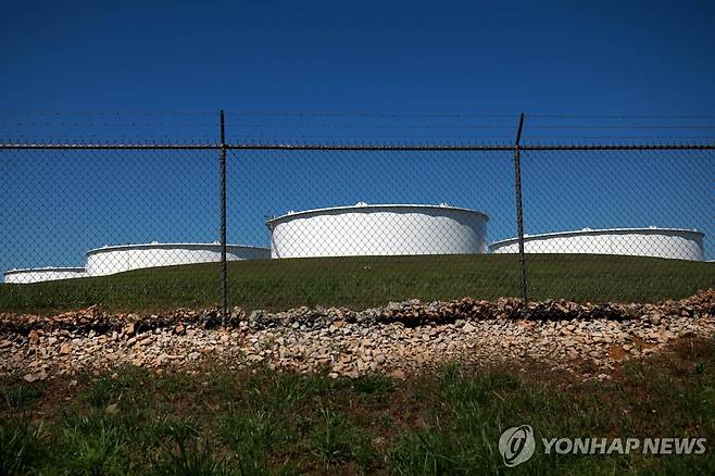 미국 오클라호마주 쿠싱 원유 저장 시설 [연합뉴스 자료제공]