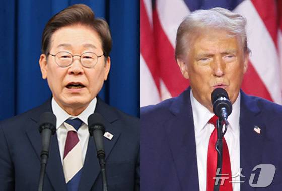 이재명 대통령(사진 좌측)과 도널드 트럼프 미국 대통령 ⓒ News1 윤주희 디자이너