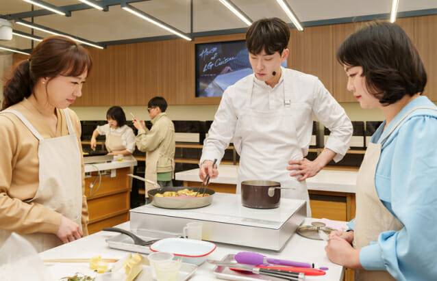 LG 쿠킹 가전 홈 파인다이닝 쿠킹클래스 (사진=LG전자)