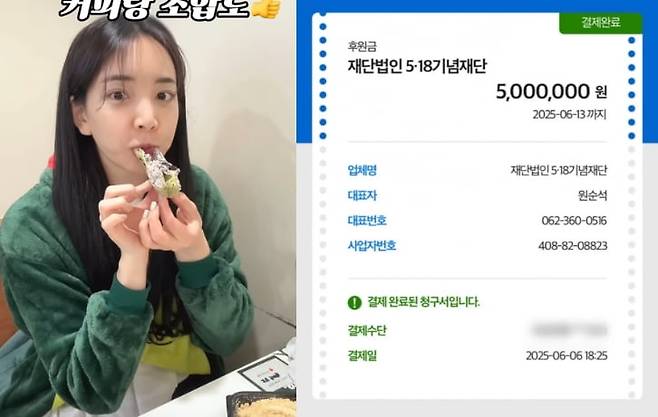 출처=유튜버 '잡식공룡'