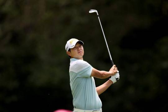 아이언샷 날리는 양지호. 사진[연합뉴스]