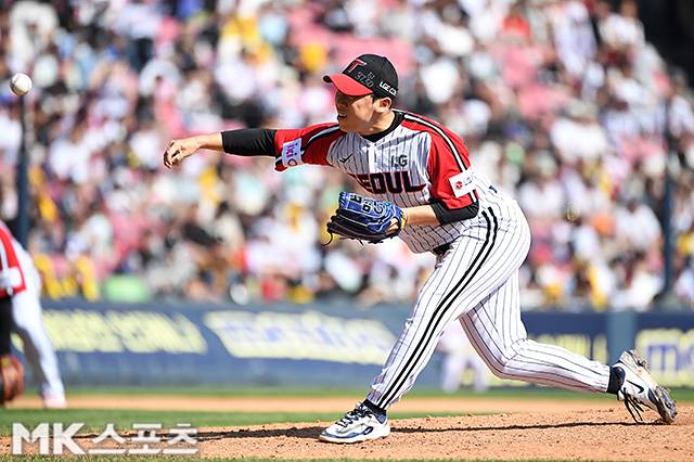 박명근은 올해 LG 불펜의 핵심 자원으로 활약 중이다. 사진=천정환 기자