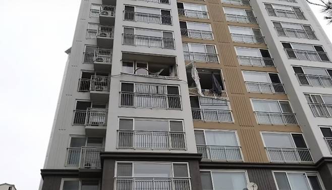 2020년 6월 7일 당시 화재로 불탄 아파트/사진=소방당국 제공, 뉴스1