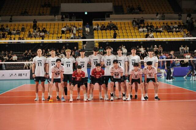 대한민국 대표팀 선수단./대한배구협회