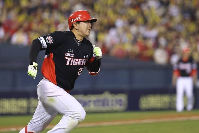 ▲ 부진 끝에 6일 2군으로 내려가 조정 시간을 갖는 이우성 ⓒKIA타이거즈