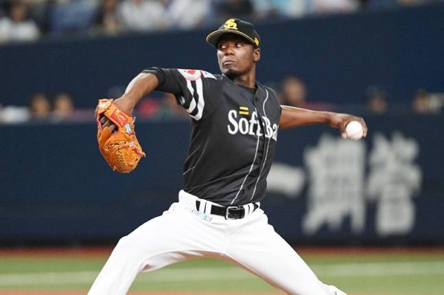 모이넬로. /사진=소프트뱅크 호크스 SNS