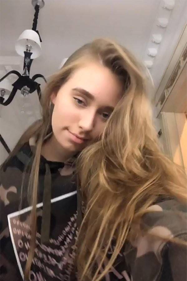 푸틴의 딸로 알려진 엘리자베타 크리보노기흐 [더타임스 엑스 계정]