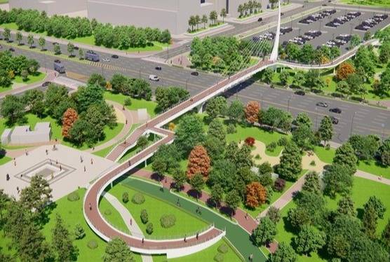 보도교 조감도(기사와 직접 관련 없는 자료사진입니다.) [사진 = 인천경제자유구역청]