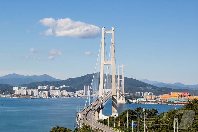 이순신대교 전경. 뉴스1