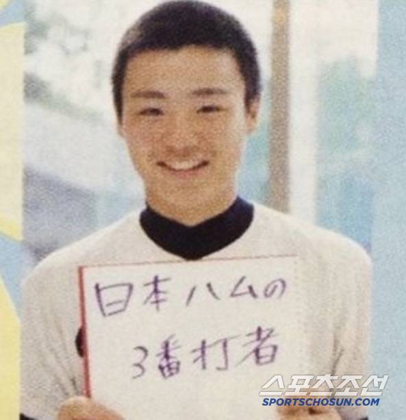 야마사키는 고교시절 뛰어난 타격 재능으로 주목받았다. 장래 희망이 니혼햄 3번 타자였다. 사진캡처=야마사키 사치야 SNS