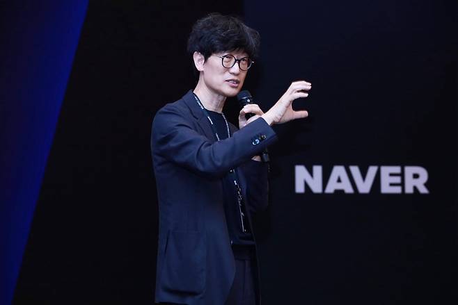 25일 미국 팔로알토에서 열린 네이버의 네트워킹 행사에 참석한 이해진 네이버 이사회 의장./네이버