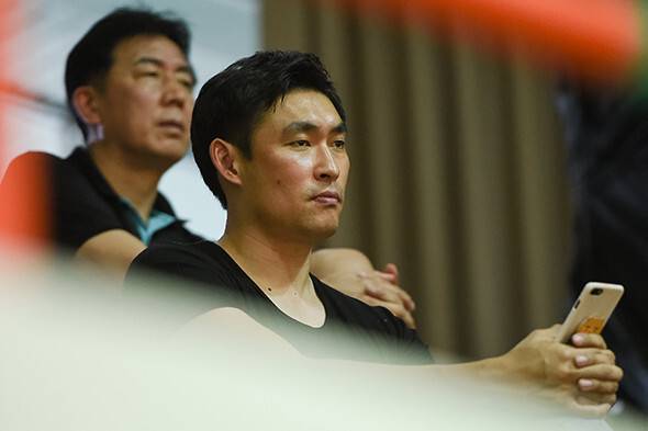 ▲양지희 코치의 남편 김창훈 씨는 현재 구미시농구협회장을 맡고 있다.