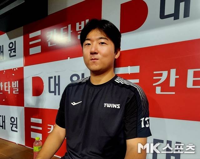 8일 고척 키움전이 끝난 뒤 만난 송승기. 사진(고척 서울)=이한주 기자