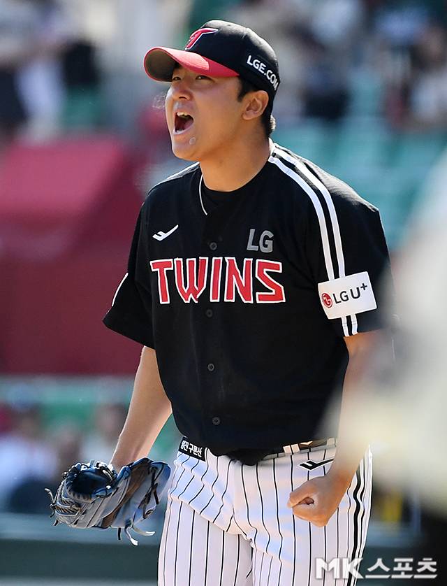 8일 고척 키움전에서 쾌투한 송승기. 사진=천정환 기자