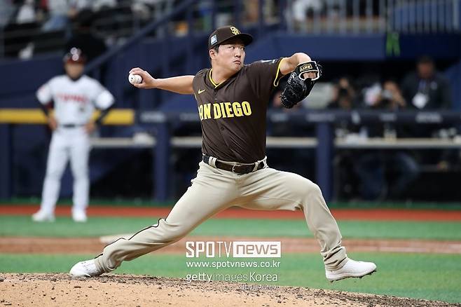 ▲ 샌디에이고 파드리스와 계약했지만, 메이저리그엔 뛰지 못했다.