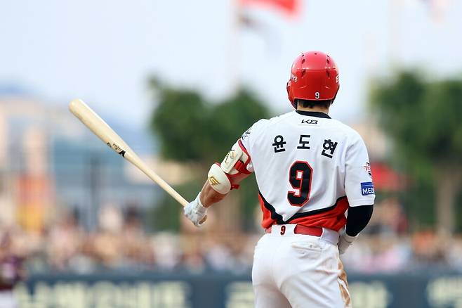 ▲ 최근 4경기에서 안타가 없는 윤도현은 1번 타순에서 좋은 기억이 많았던 점을 되살릴 수 있을지 주목된다 ⓒKIA 타이거즈