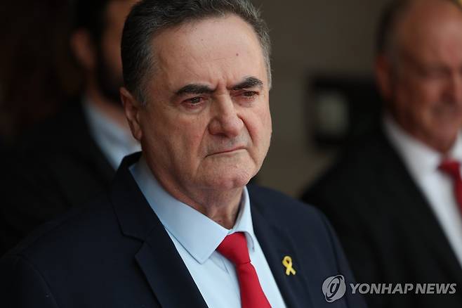 이스라엘 카츠 이스라엘 국방장관 [EPA 연합뉴스 자료사진. 재판매 및 DB 금지]