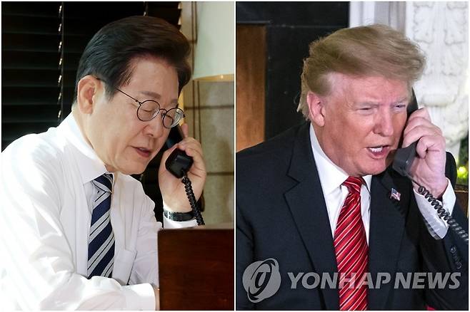 이재명 대통령(왼쪽)-트럼프 미국 대통령 [EPA=연합뉴스·연합뉴스 자료사진. 재판매 및 DB 금지]