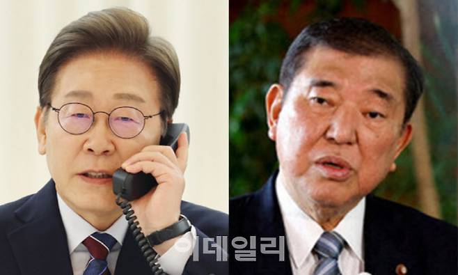 이재명 대통령과 이시바 시게루 일본 총리[연합뉴스 제공]