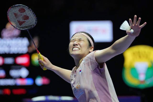 우승 후 포효하는 안세영. 자카르타=AP 뉴시스