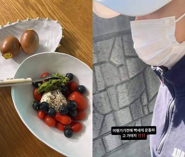 배우 김빈우(42)가 러닝과 식단 관리를 하는 모습을 보였다./사진=김빈우 인스타그램 캡처