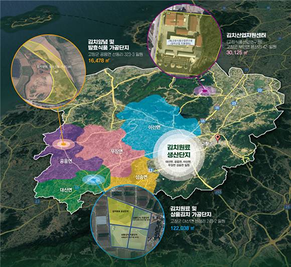 사시사철 김치원료 공급단지 조성 계획도  [사진=고창군 ]