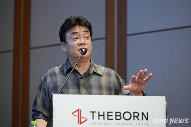 백종원 더본코리아 대표. 쿠키뉴스 자료사진