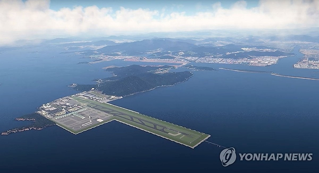 가덕도신공항 조감도 [연합뉴스]