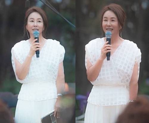 배우 김미숙이 우아함의 정점을 찍는 순간을 선사했다. 사진=김미숙 SNS