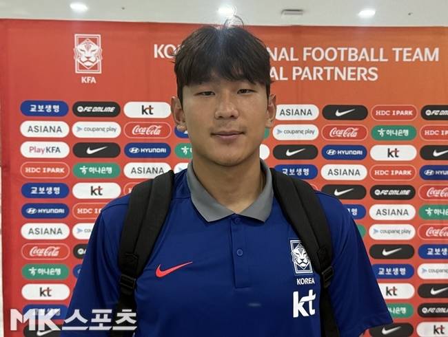 U-22 대표팀 수비수 ‘김미재 닮은꼴’ 이현용. 사진=김영훈 기자