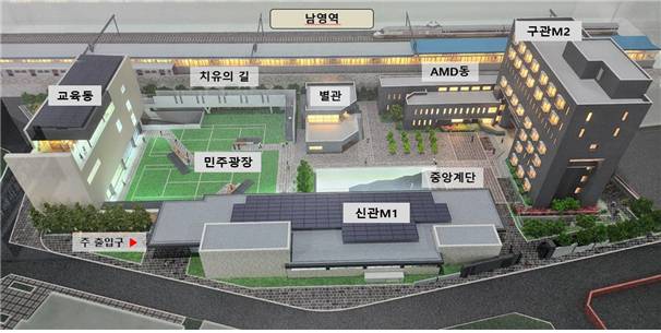 민주화운동기념관 배치도[행정안전부 제공]