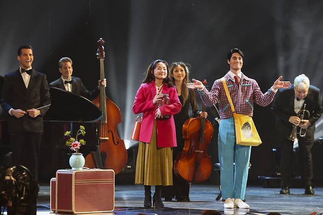 제78회 토니상 시상식에서 축하 무대를 갖는 브로드웨이 버전 ‘어쩌면 해피엔딩’ [로이터]