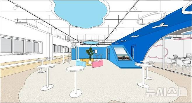 [광명=뉴시스]디딤청소년활동센터 내부 문화카페 투시도.(사진=광명시 제공)2025.06.09.photo@newsis.com