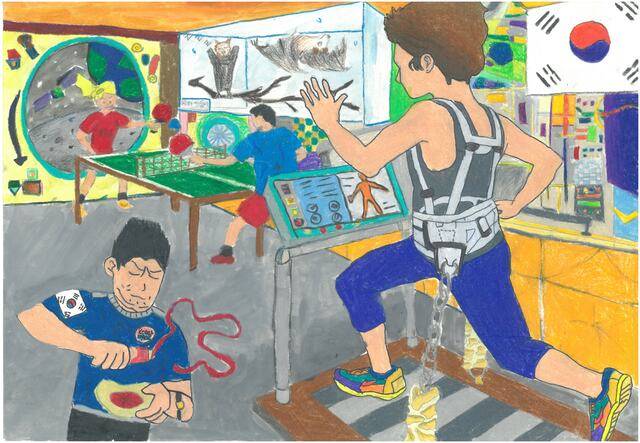 2024 HIS Youth 수상작 ‘우주정거장의 WONDERFUL한 하루’. 보령